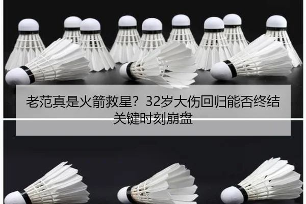 老范真是火箭救星？32岁大伤回归能否终结关键时刻崩盘